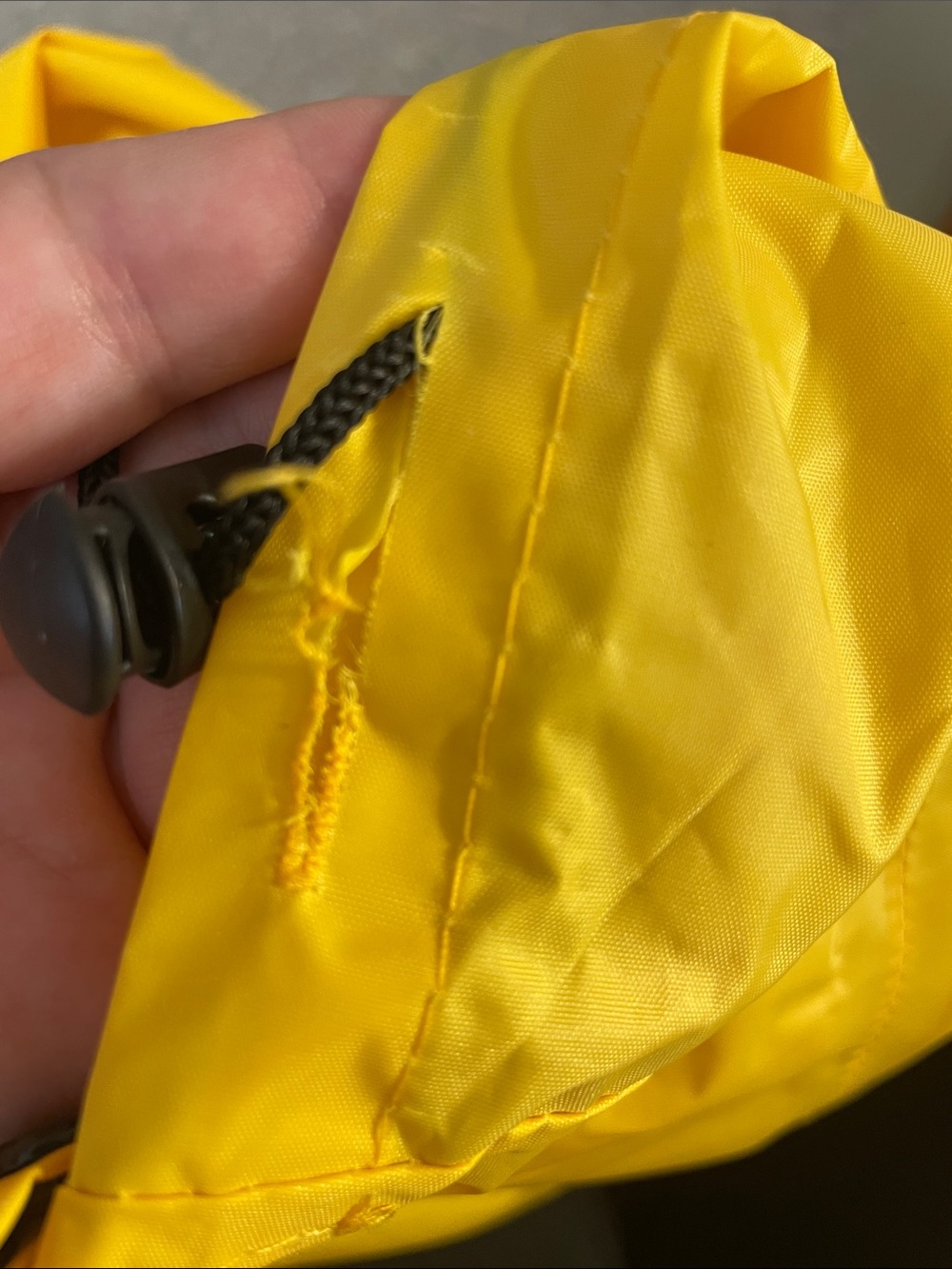 Men’s Long Hooded Safety Rain Coat - Picture 6 of 6